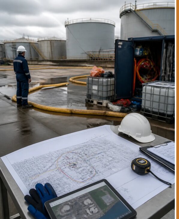 Разработка плана ликвидации разливов нефти в Ачинске
